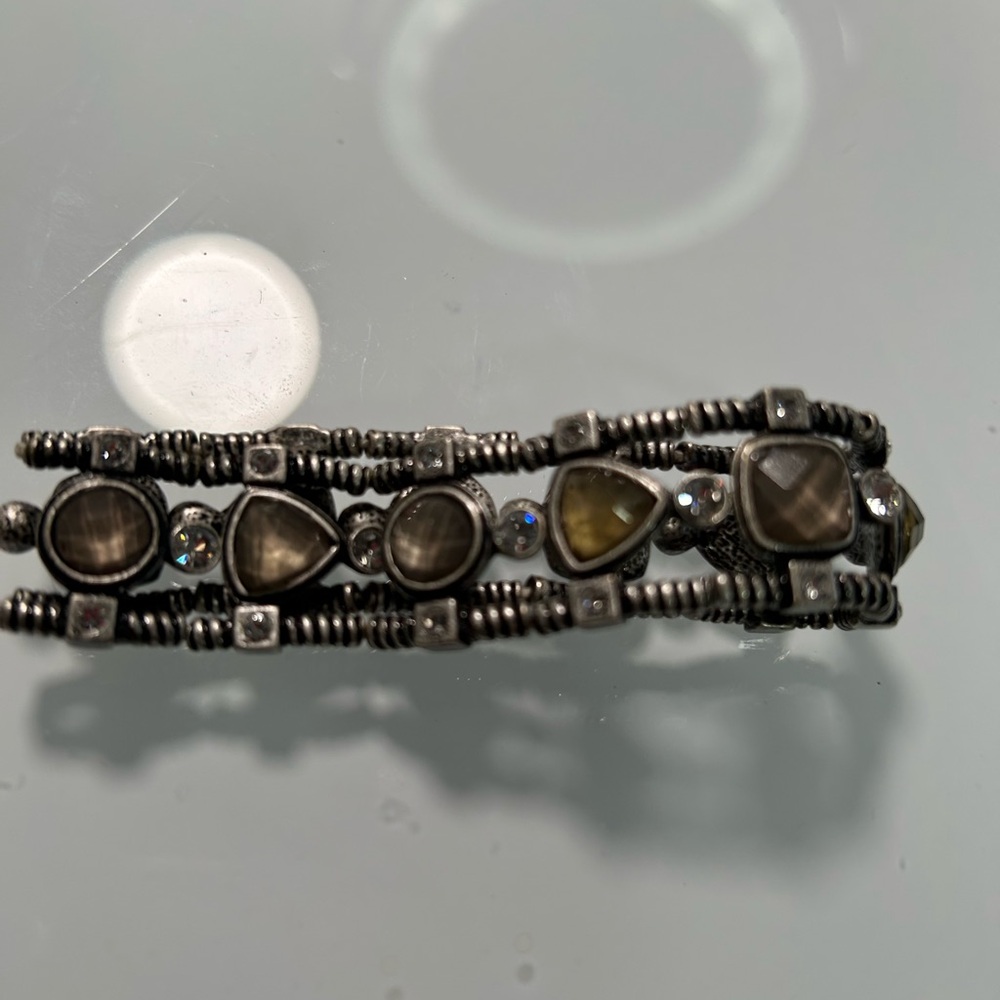 Lia Sophia Silver and Gray Bracelet